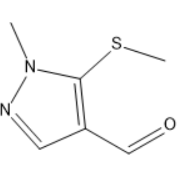 1-Methyl-5-(methylthio)-1H-pyrazole-4-carbaldehyde|CS-1635320