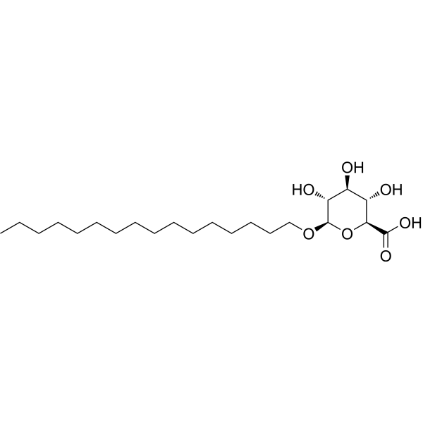 (2S,3S,4S,5R,6R)-6-(Hexadecyloxy)-3,4,5-trihydroxytetrahydro-2H-pyran-2-carboxylic acid|CS-1635348
