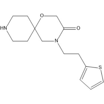 4-(2-(Thiophen-2-yl)ethyl)-1-oxa-4,9-diazaspiro[5.5]undecan-3-one|CS-1635405