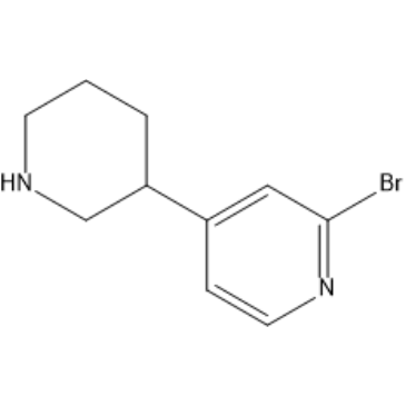2-Bromo-4-(piperidin-3-yl)pyridine|CS-1635416
