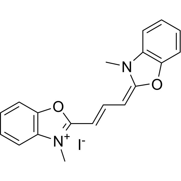 3-Methyl-2-(3-(3-methylbenzo[d]oxazol-2(3H)-ylidene)prop-1-en-1-yl)benzo[d]oxazol-3-ium iodide|CS-1635419