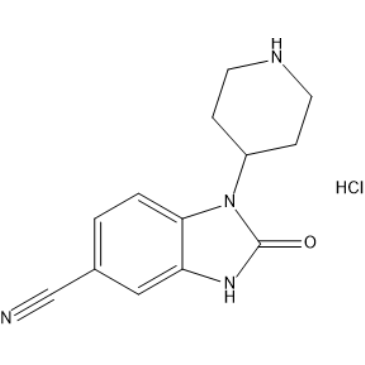 2-Oxo-1-(piperidin-4-yl)-2,3-dihydro-1H-benzo[d]imidazole-5-carbonitrile hydrochloride|CS-1635422