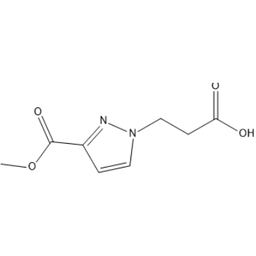 3-(3-(Methoxycarbonyl)-1H-pyrazol-1-yl)propanoic acid|CS-1635506