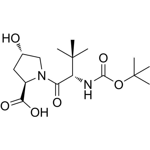 (2R,4S)-1-((S)-2-((tert-Butoxycarbonyl)amino)-3,3-dimethylbutanoyl)-4-hydroxypyrrolidine-2-carboxylic acid|CS-1635613