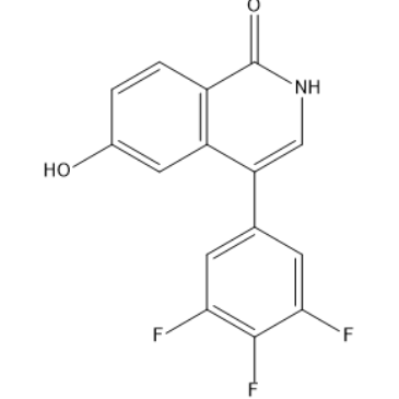 6-Hydroxy-4-(3,4,5-trifluorophenyl)isoquinolin-1(2H)-one|CS-1635614