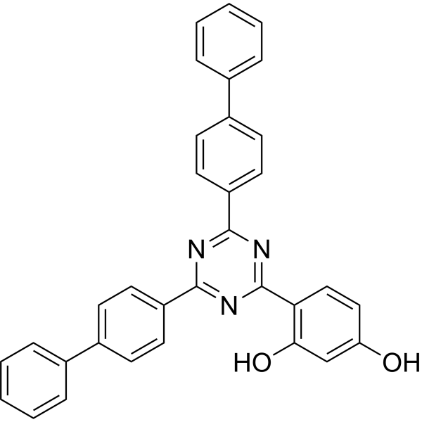 4-(4,6-Di([1,1'-biphenyl]-4-yl)-1,3,5-triazin-2-yl)benzene-1,3-diol|CS-1635657