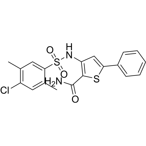 3-((4-Chloro-2,5-dimethylphenyl)sulfonamido)-5-phenylthiophene-2-carboxamide|CS-1635673
