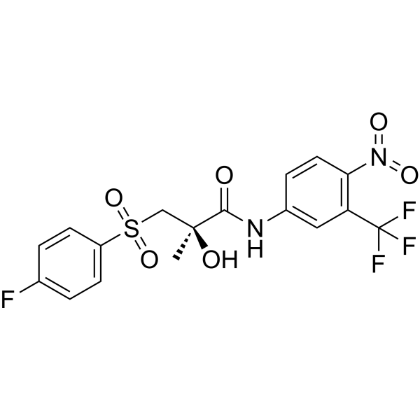 (R)-3-((4-Fluorophenyl)sulfonyl)-2-hydroxy-2-methyl-N-(4-nitro-3-(trifluoromethyl)phenyl)propanamide|CS-1635683