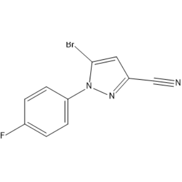 5-Bromo-1-(4-fluorophenyl)-1H-pyrazole-3-carbonitrile|CS-1635714