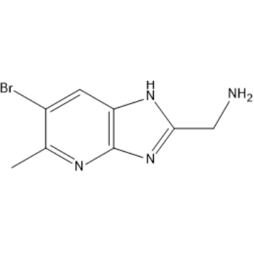 (6-Bromo-5-methyl-1H-imidazo[4,5-b]pyridin-2-yl)methanamine|CS-1635715
