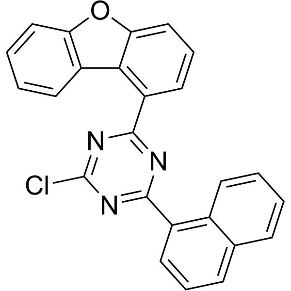 2-Chloro-4-(dibenzo[b,d]furan-1-yl)-6-(naphthalen-1-yl)-1,3,5-triazine|CS-1635751