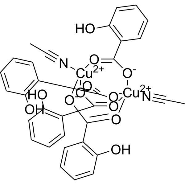 Bis(acetonitrile)tetrakis[μ-(2-hydroxybenzoato-κO:κO')]dicopper|CS-1635788