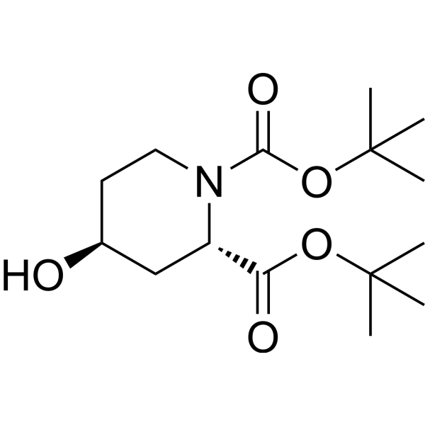 Di-tert-Butyl (2S,4S)-4-hydroxypiperidine-1,2-dicarboxylate|CS-1635806