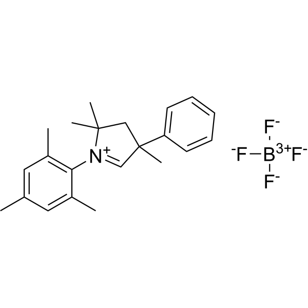 1-Mesityl-2,2,4-trimethyl-4-phenyl-3,4-dihydro-2H-pyrrol-1-ium tetrafluoroborate|CS-1635824