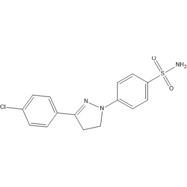 4-(3-(4-Chlorophenyl)-4,5-dihydro-1H-pyrazol-1-yl)benzenesulfonamide|CS-1635841