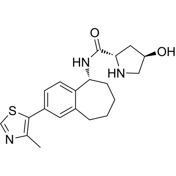 (2S,4R)-4-Hydroxy-N-((R)-2-(4-methylthiazol-5-yl)-6,7,8,9-tetrahydro-5H-benzo[7]annulen-5-yl)pyrrolidine-2-carboxamide|CS-1635884