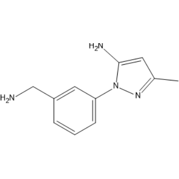 1-(3-(Aminomethyl)phenyl)-3-methyl-1H-pyrazol-5-amine|CS-1635914