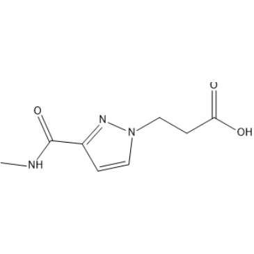 3-(3-(Methylcarbamoyl)-1H-pyrazol-1-yl)propanoic acid|CS-1635923