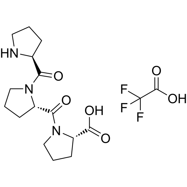 l-prolyl-l-prolyl-l-proline compound with 2,2,2-trifluoroacetic acid 1:1|CS-1635931