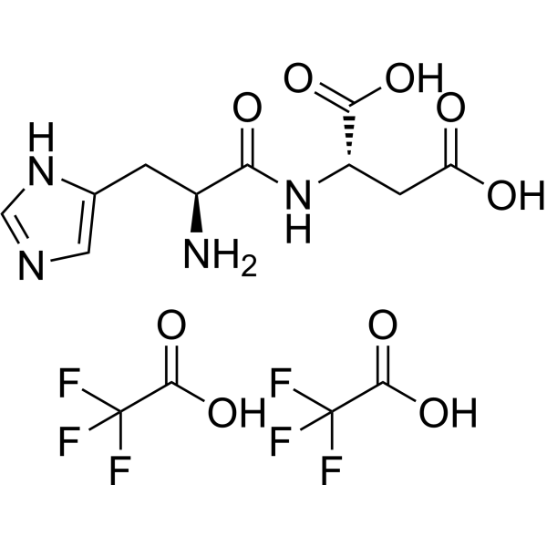 L-Histidyl-L-aspartic acid bis(2,2,2-trifluoroacetate)|CS-1635934