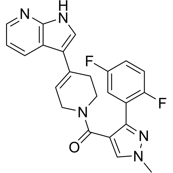 (4-(1H-Pyrrolo[2,3-b]pyridin-3-yl)-3,6-dihydropyridin-1(2H)-yl)(3-(2,5-difluorophenyl)-1-methyl-1H-pyrazol-4-yl)methanone|CS-1635995