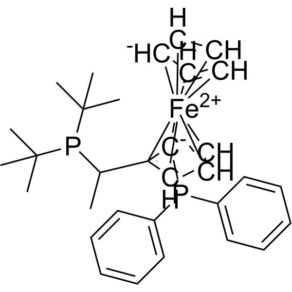 1-[1-[Bis(1,1-dimethylethyl)phosphino]ethyl]-2-(diphenylphosphino)ferrocene|CS-1636045