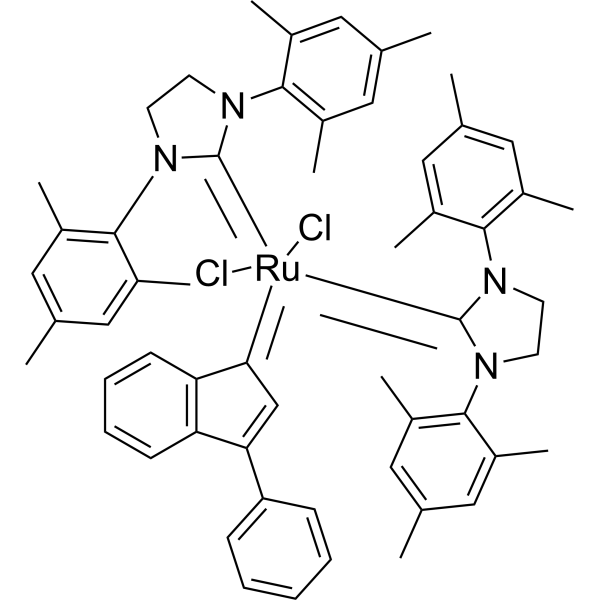 Bis(1,3-dimesitylimidazolidin-2-ylidene)(3-phenyl-1H-inden-1-ylidene)ruthenium(viii) chloride|CS-1636049