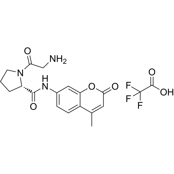 (S)-1-Glycyl-N-(4-methyl-2-oxo-2H-chromen-7-yl)pyrrolidine-2-carboxamide 2,2,2-trifluoroacetate|CS-1636104