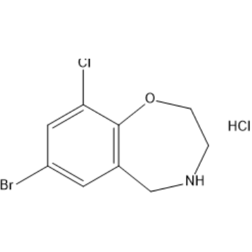 7-Bromo-9-chloro-2,3,4,5-tetrahydrobenzo[f][1,4]oxazepine hydrochloride|CS-1636111