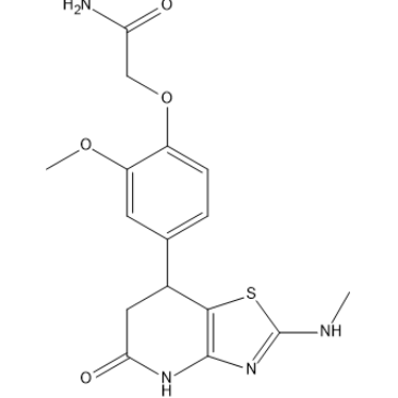 2-(2-Methoxy-4-(2-(methylamino)-5-oxo-4,5,6,7-tetrahydrothiazolo[4,5-b]pyridin-7-yl)phenoxy)acetamide|CS-1636174