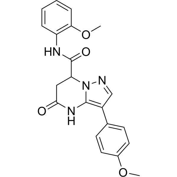 N-(2-Methoxyphenyl)-3-(4-methoxyphenyl)-5-oxo-4,5,6,7-tetrahydropyrazolo[1,5-a]pyrimidine-7-carboxamide|CS-1636177