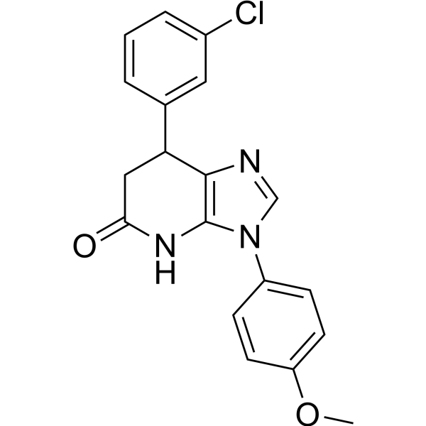 7-(3-Chlorophenyl)-3-(4-methoxyphenyl)-3,4,6,7-tetrahydro-5H-imidazo[4,5-b]pyridin-5-one|CS-1636231