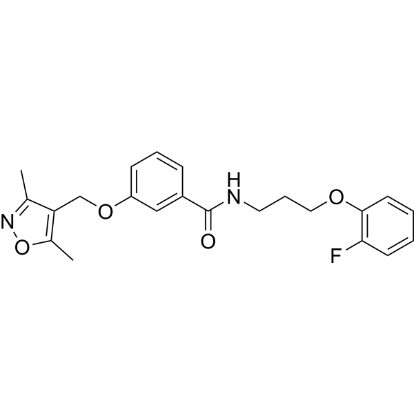 3-((3,5-Dimethylisoxazol-4-yl)methoxy)-N-(3-(2-fluorophenoxy)propyl)benzamide|CS-1636232
