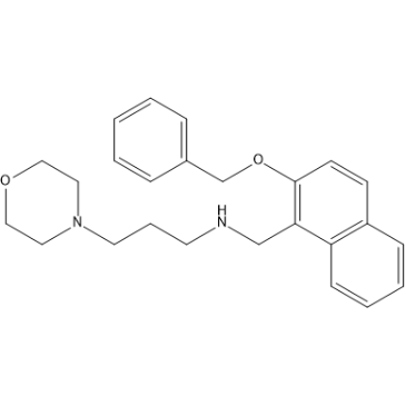 N-((2-(Benzyloxy)naphthalen-1-yl)methyl)-3-morpholinopropan-1-amine|CS-1636235