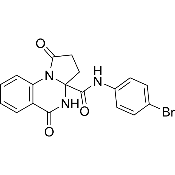 N-(4-Bromophenyl)-1,5-dioxo-2,3,4,5-tetrahydropyrrolo[1,2-a]quinazoline-3a(1H)-carboxamide|CS-1636258