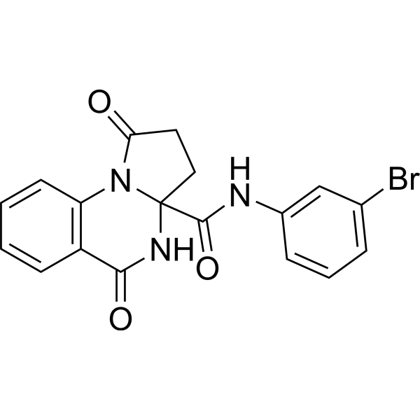 N-(3-Bromophenyl)-1,5-dioxo-2,3,4,5-tetrahydropyrrolo[1,2-a]quinazoline-3a(1H)-carboxamide|CS-1636260
