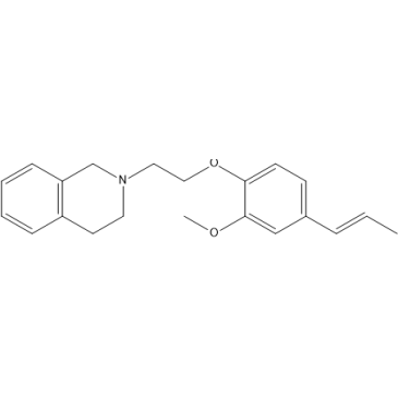 2-(2-(2-Methoxy-4-(prop-1-en-1-yl)phenoxy)ethyl)-1,2,3,4-tetrahydroisoquinoline|CS-1636276