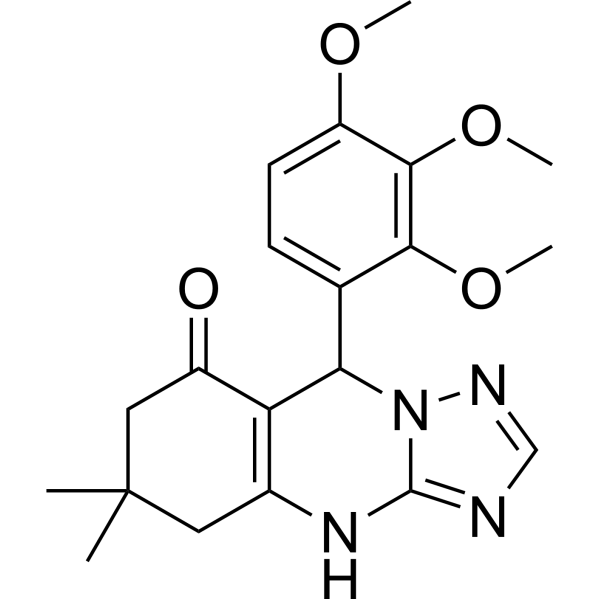 6,6-Dimethyl-9-(2,3,4-trimethoxyphenyl)-5,6,7,9-tetrahydro-[1,2,4]triazolo[5,1-b]quinazolin-8(4H)-one|CS-1636277