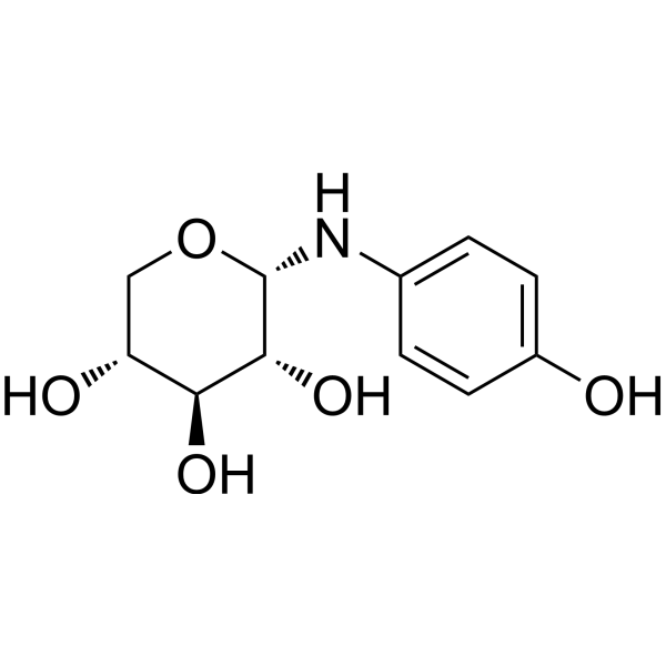(2S,3R,4S,5R)-2-((4-Hydroxyphenyl)amino)tetrahydro-2H-pyran-3,4,5-triol|CS-1636279