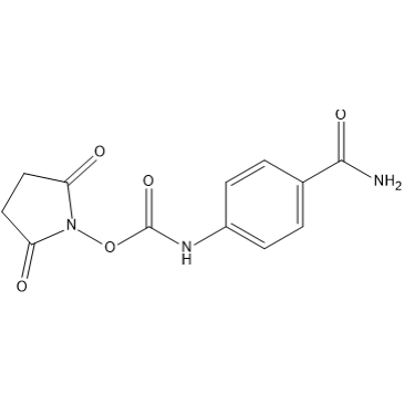 2,5-Dioxopyrrolidin-1-yl (4-carbamoylphenyl)carbamate|CS-1636306