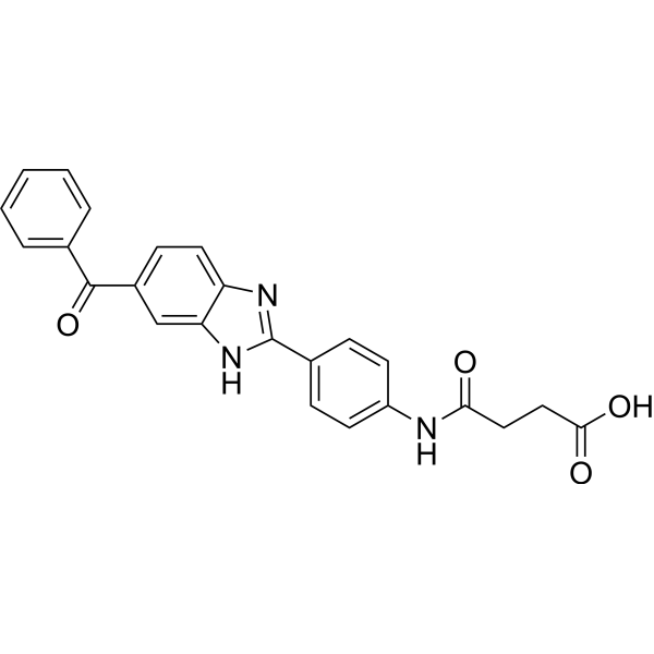 4-((4-(6-Benzoyl-1H-benzo[d]imidazol-2-yl)phenyl)amino)-4-oxobutanoic acid|CS-1636337
