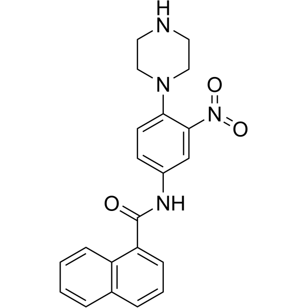 N-(3-Nitro-4-(piperazin-1-yl)phenyl)-1-naphthamide|CS-1636343