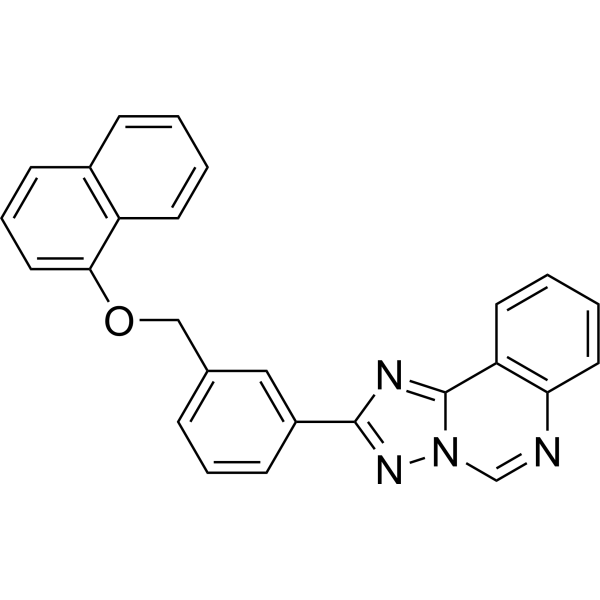 2-(3-((Naphthalen-1-yloxy)methyl)phenyl)-[1,2,4]triazolo[1,5-c]quinazoline|CS-1636365