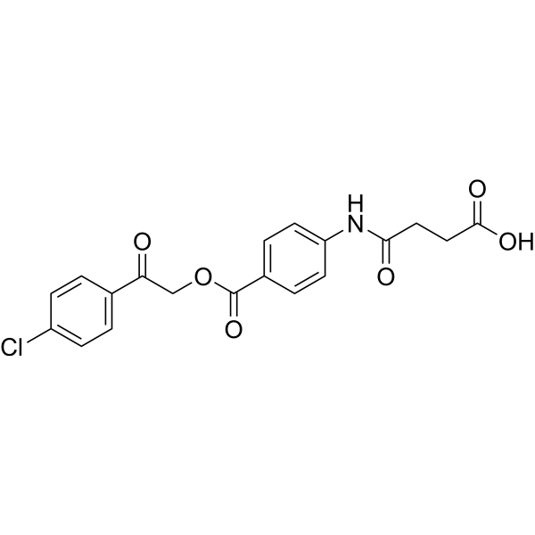 4-((4-((2-(4-Chlorophenyl)-2-oxoethoxy)carbonyl)phenyl)amino)-4-oxobutanoic acid|CS-1636366