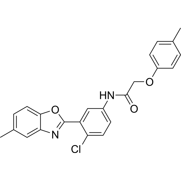 N-(4-Chloro-3-(5-methylbenzo[d]oxazol-2-yl)phenyl)-2-(P-tolyloxy)acetamide|CS-1636368