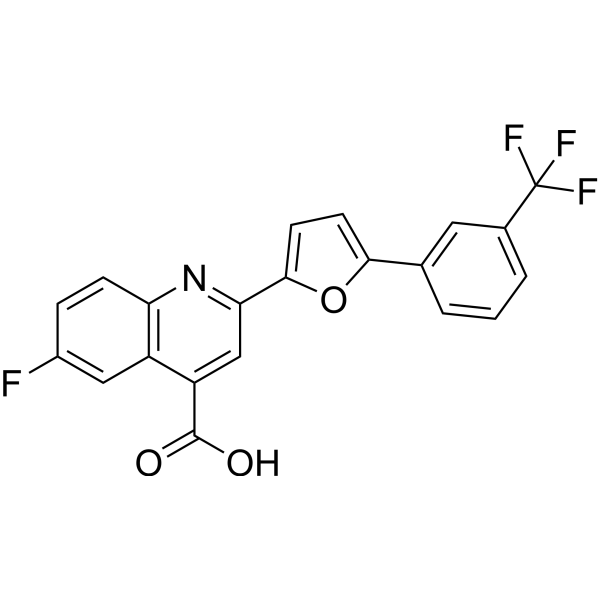 6-Fluoro-2-(5-(3-(trifluoromethyl)phenyl)furan-2-yl)quinoline-4-carboxylic acid|CS-1636369