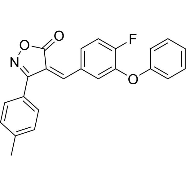 4-(4-Fluoro-3-phenoxybenzylidene)-3-(P-tolyl)isoxazol-5(4H)-one|CS-1636373