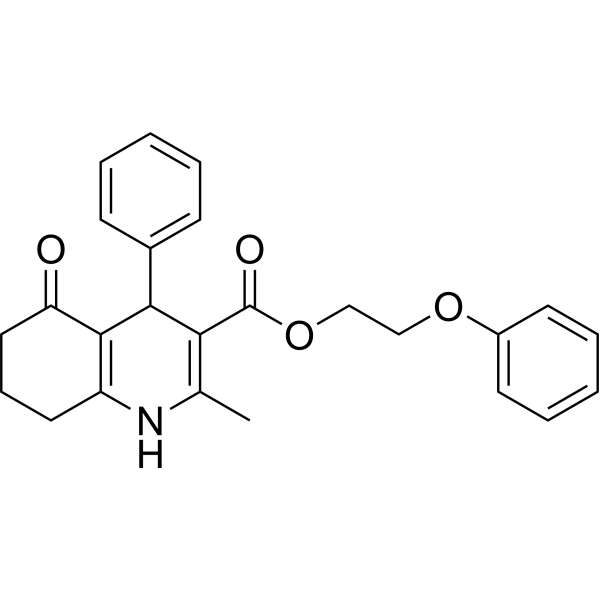 2-Phenoxyethyl 2-methyl-5-oxo-4-phenyl-1,4,5,6,7,8-hexahydroquinoline-3-carboxylate|CS-1636375
