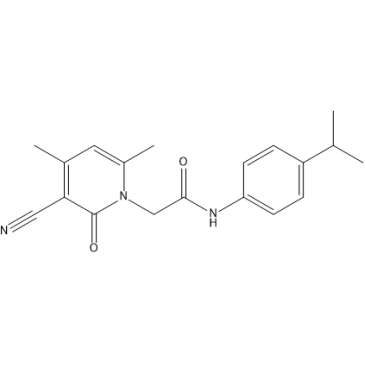 2-(3-Cyano-4,6-dimethyl-2-oxopyridin-1(2H)-yl)-N-(4-isopropylphenyl)acetamide|CS-1636379
