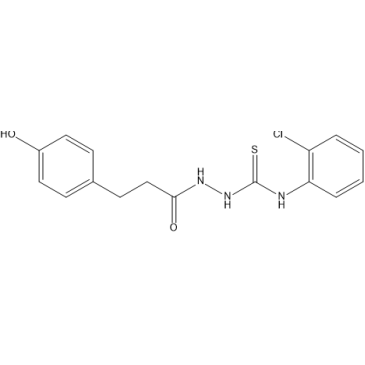 N-(2-Chlorophenyl)-2-(3-(4-hydroxyphenyl)propanoyl)hydrazine-1-carbothioamide|CS-1636380